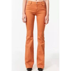 BDG Urban Outfitters Orange Flare Jeans Women's Size 26 Bell Bottoms Boho